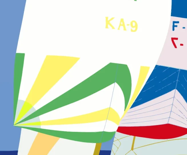 America's Cup 1987 Fremantle silkscreen