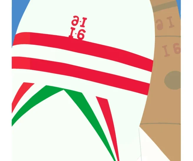 America's Cup 1987 Fremantle silskcreen