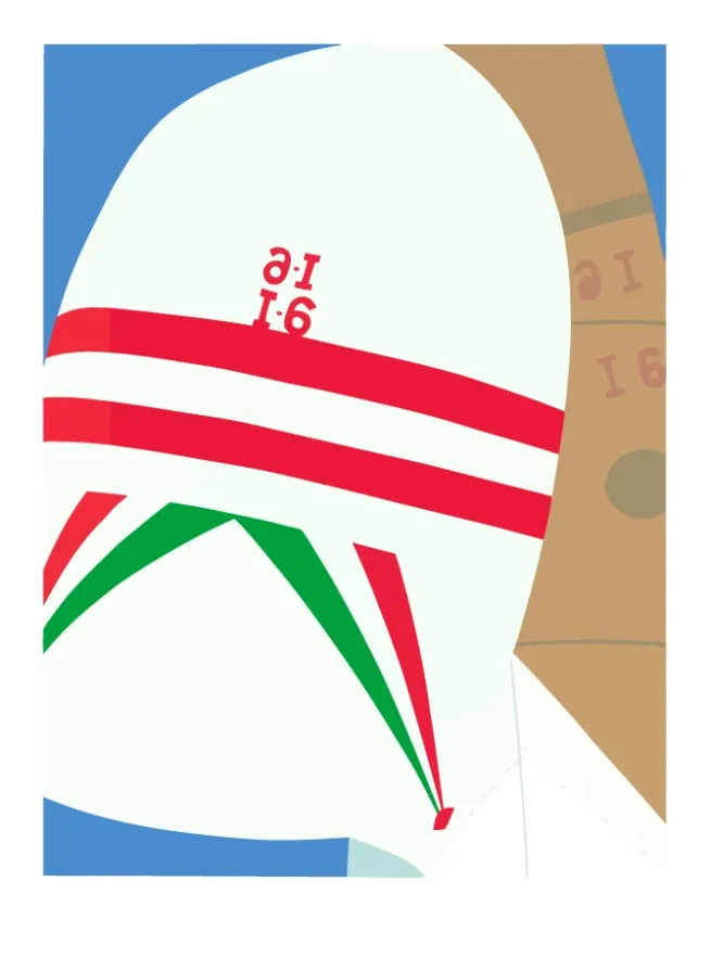 America's Cup 1987 Fremantle silskcreen