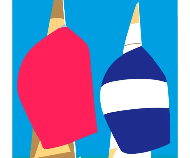 America's Cup 1987 Fremantle silkscreen